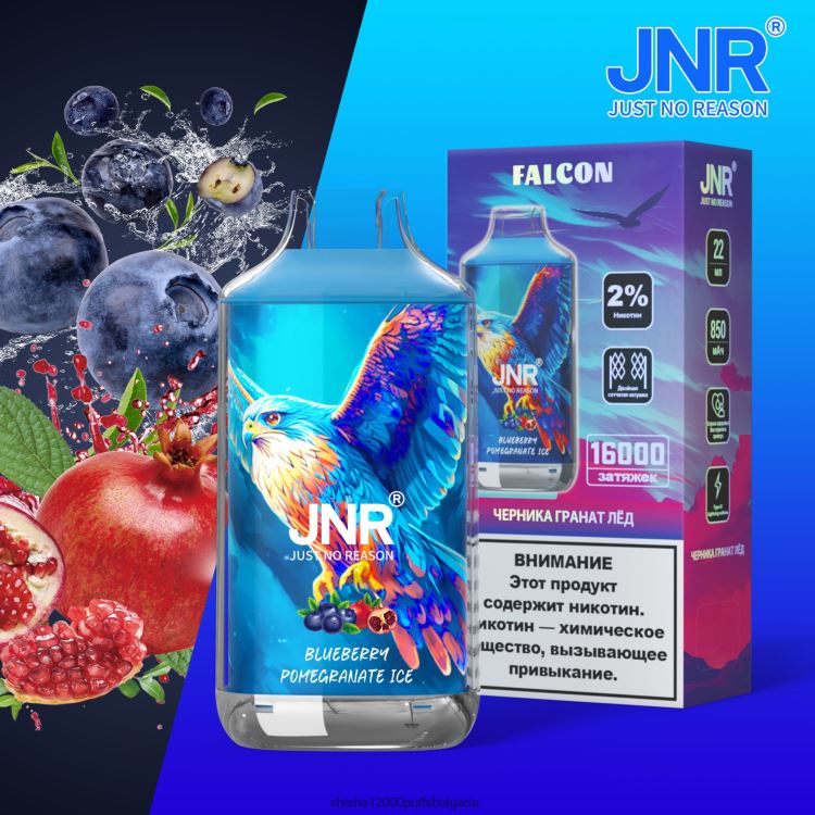 JNR Vape Bulgaria - jnr сокол лед от боровинки и нар 64FH80193