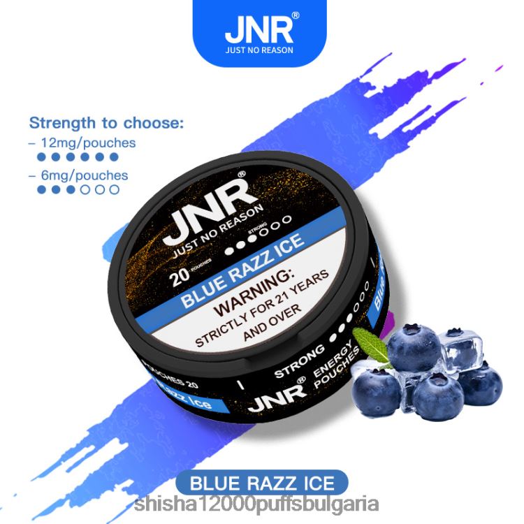 JNR Vape България - jnr енергийни торбички син раз лед 64FH80104